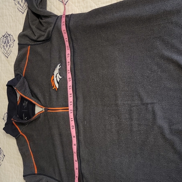 Antigua 1/4 Zip Denver Broncos Pullover Sz XL - Picture 5 of 7